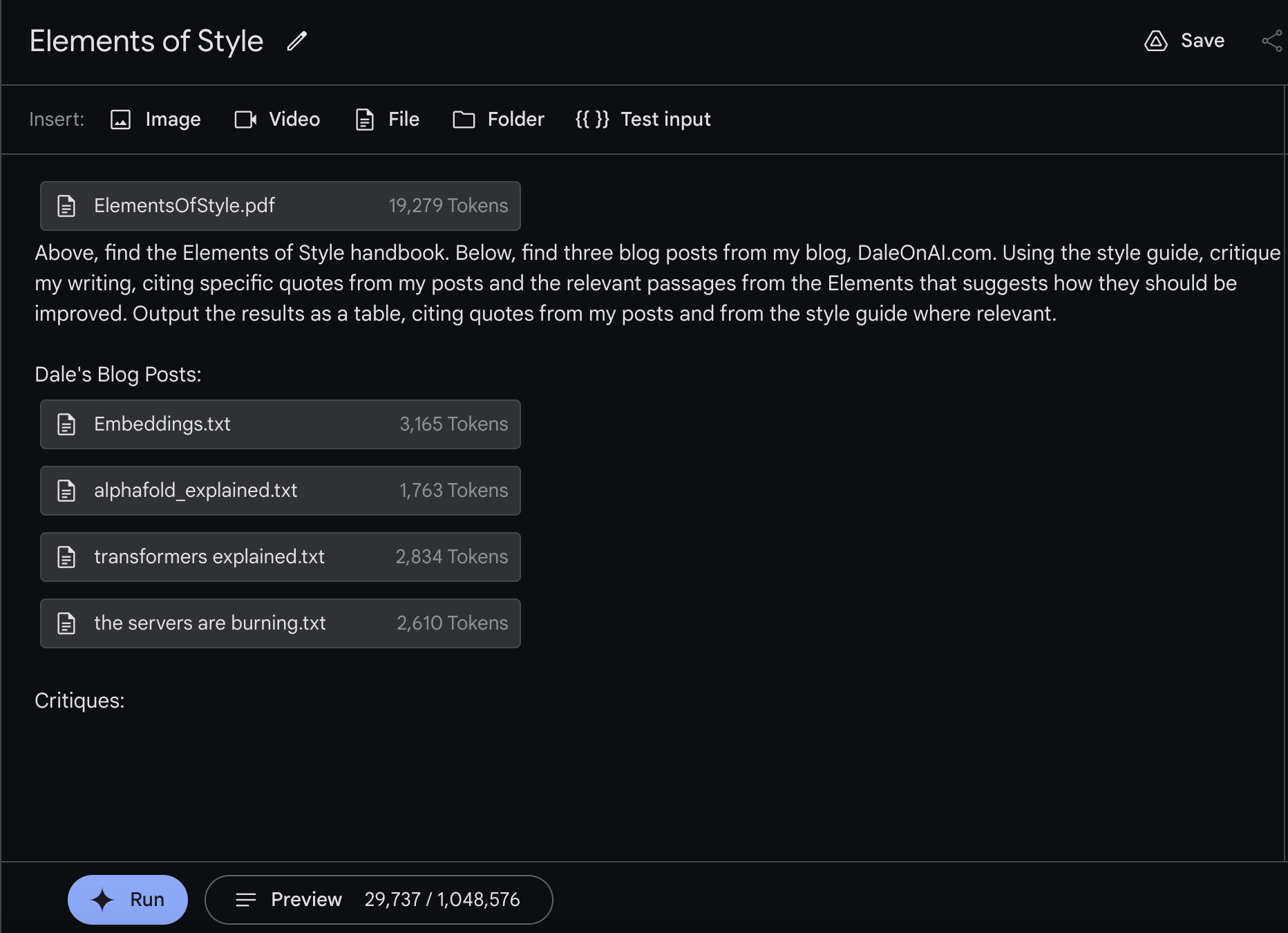 Prompting Gemini with The Elements of Style